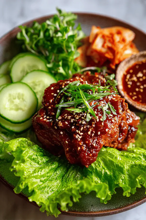 Korean Glazed Pork Shoulder