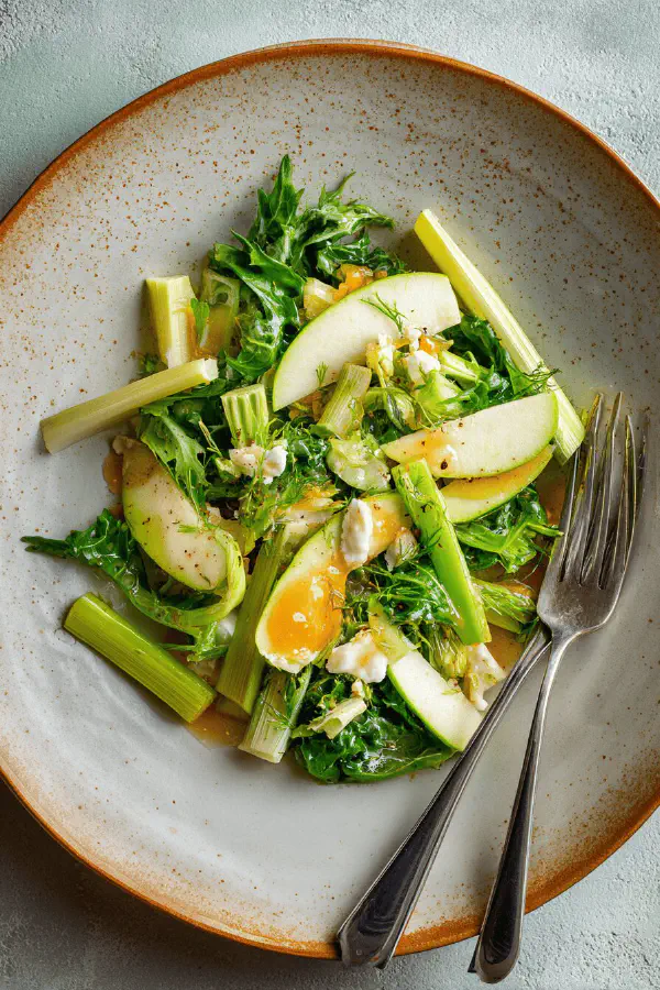 Leek and Celery Vinaigrette Salad