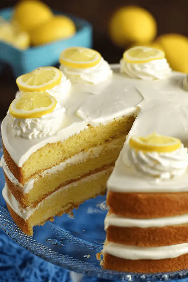 Lemon Cream Layer Cake