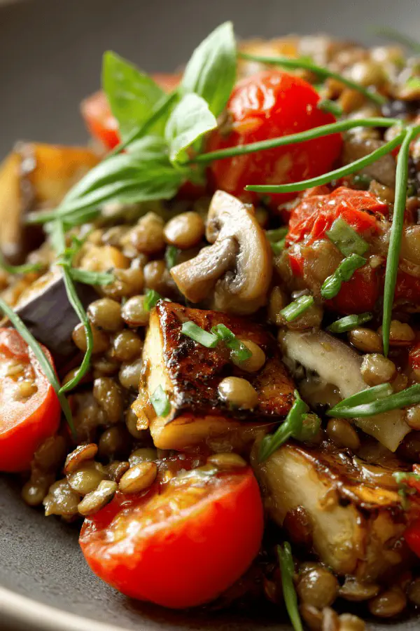 Lentil Salad with Veggies