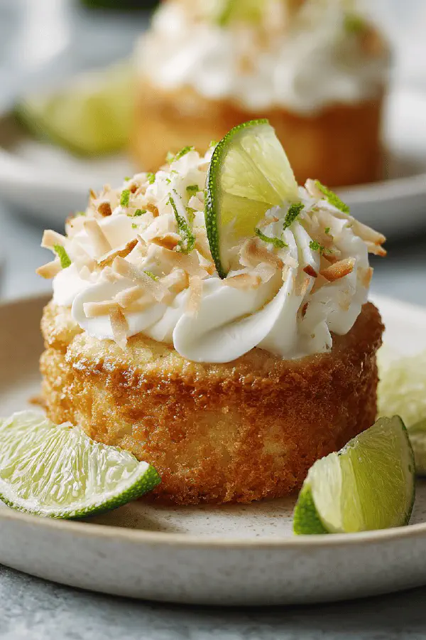 Lime Coconut Mini-Cakes
