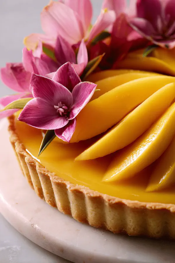 Mango Pitahaya Tart