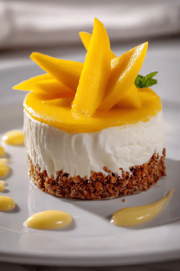 Mango Yogurt Mousse Cake