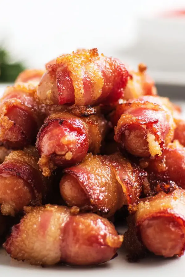 Maple Bacon-Wrapped Smokies