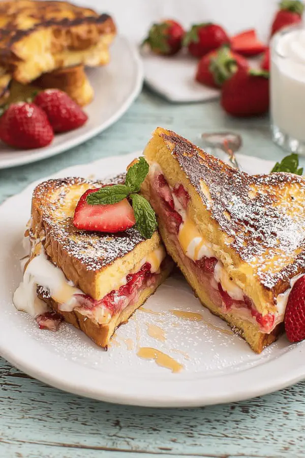 Mascarpone-Stuffed Brioche Toast