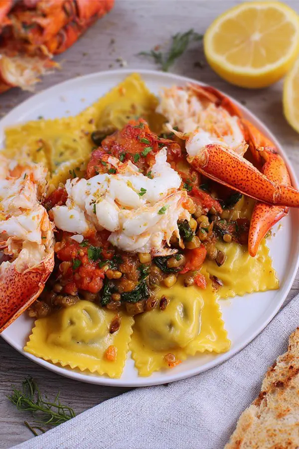 Mediterranean Lobster Ravioli Remix