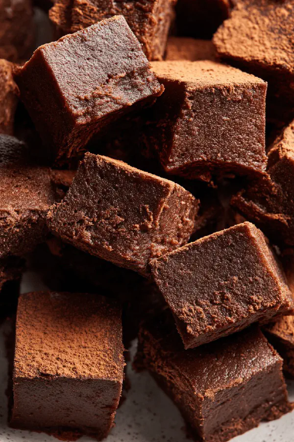 Mini fudge squares