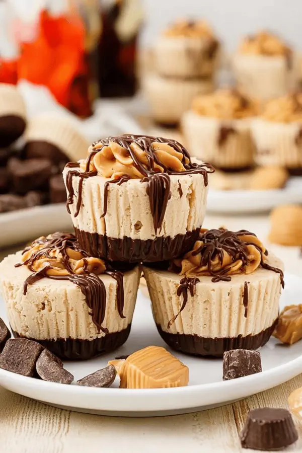 Mini Peanut Butter Cheesecakes