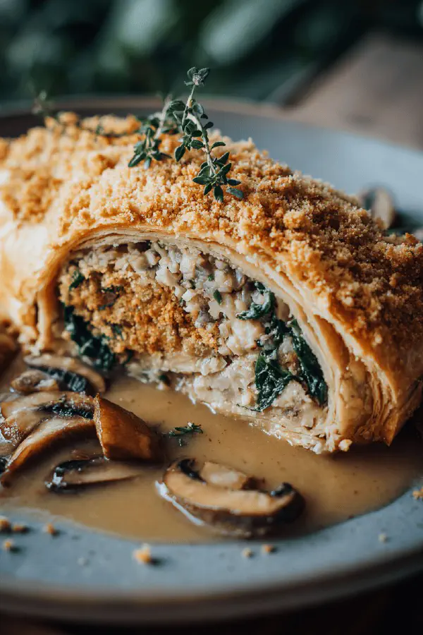 Mushroom Buckwheat Wellington