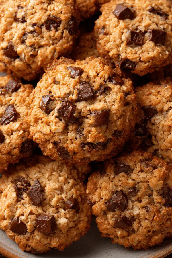 Oat Chocolate Chip Air Fryer Cookies