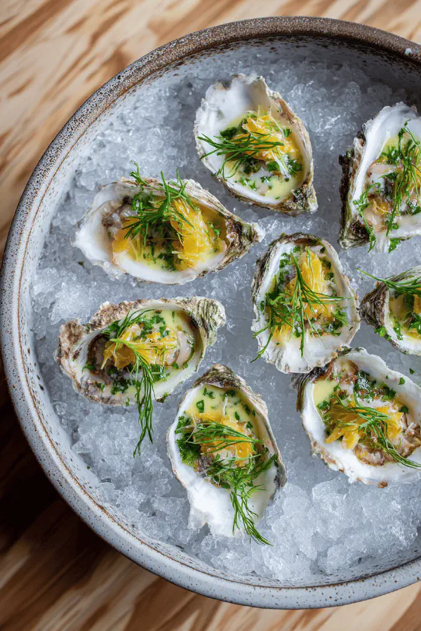 Oysters Coconut Lemongrass