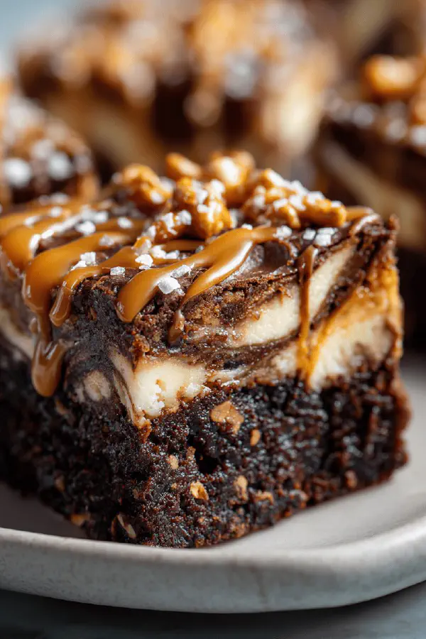 Peanut Butter Swirl Brownies