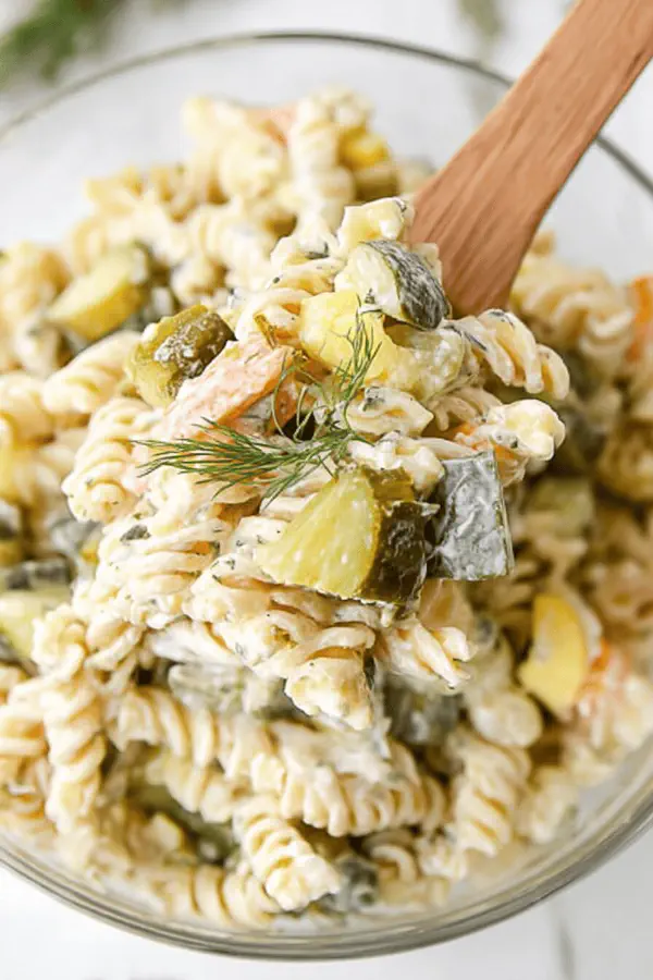 Pickle Pasta Salad Remix