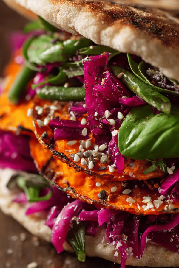 Pita Sweet Potato Parmesan