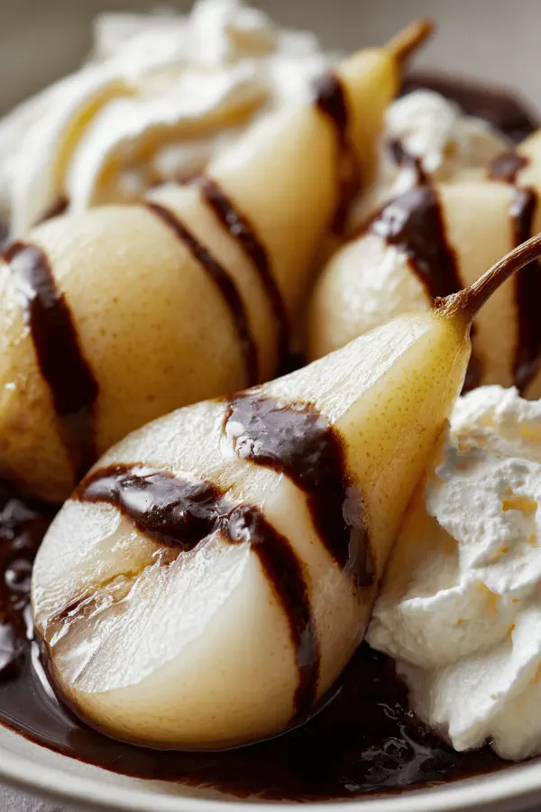 Poached Pears Dark Chocolate