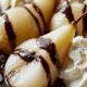 Golden Croissants with Rum Caramel