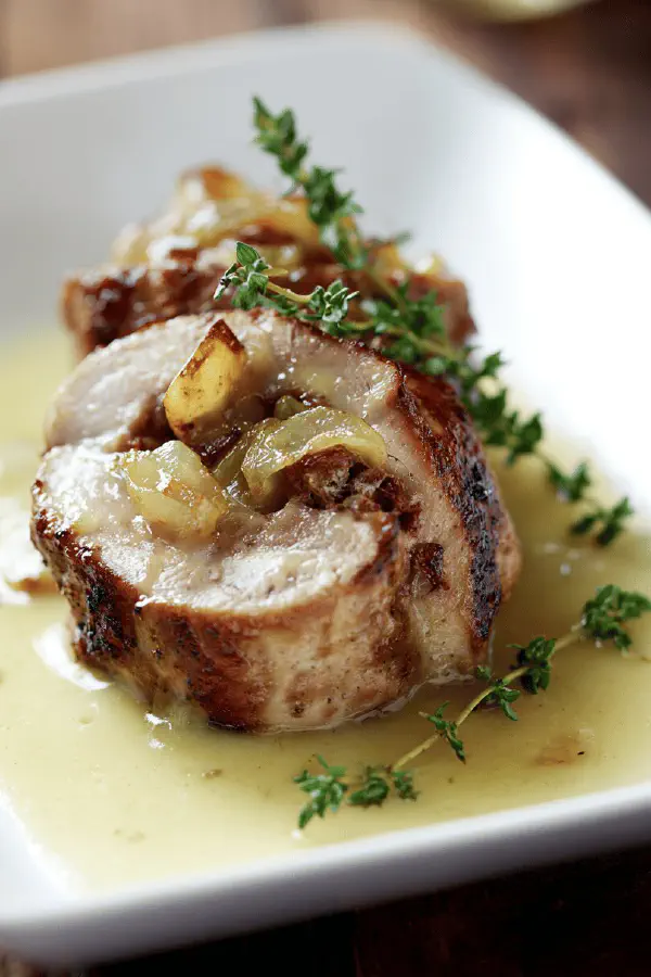 Pork Filets Apple-Onion Stuffed