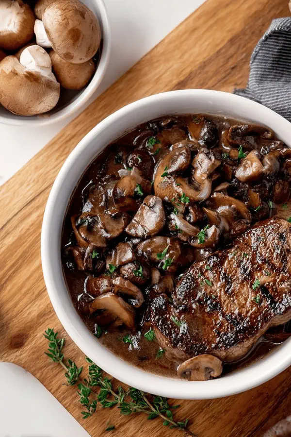 Red Wine Mushroom Sauce