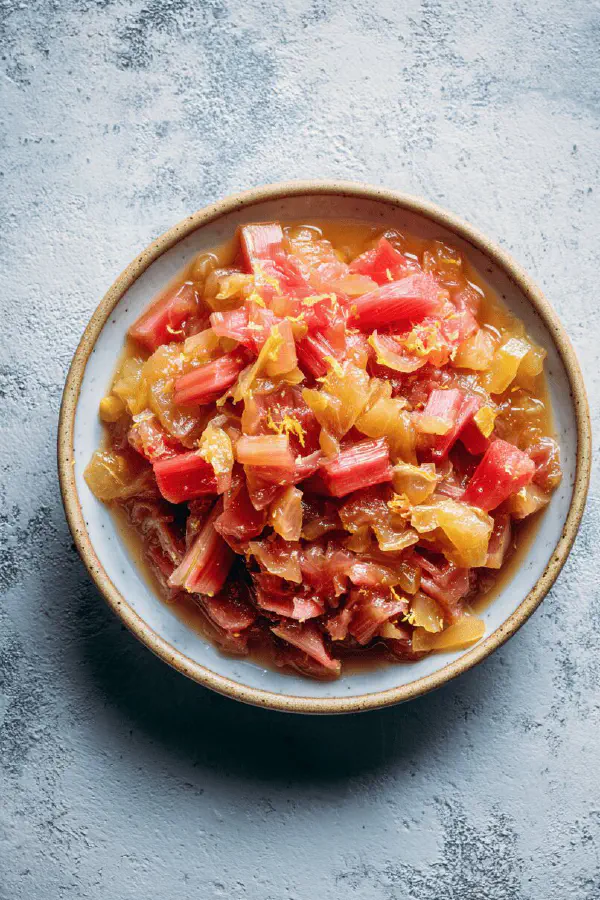 Rhubarb Ginger Compote