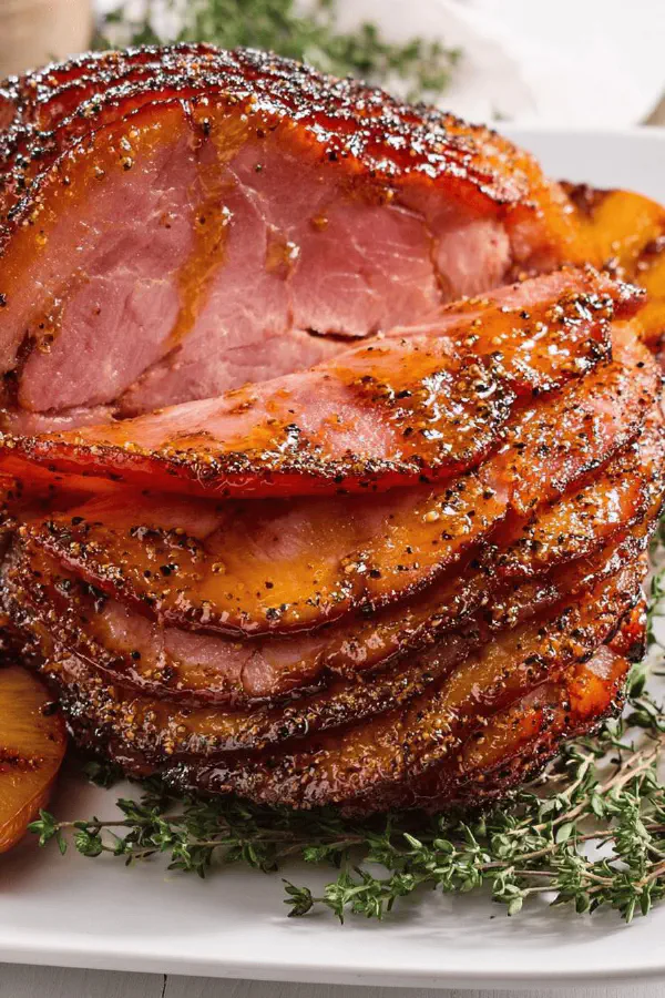 Riesling Peach Glazed Ham Remix