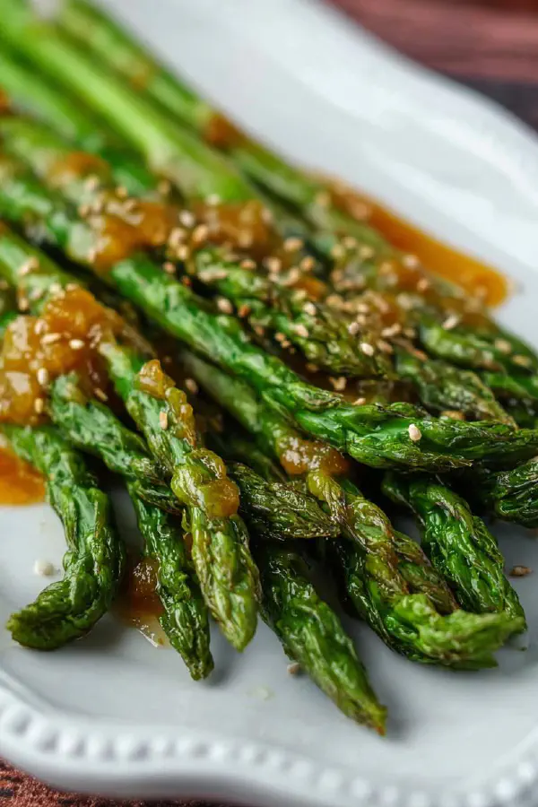 Roasted Asparagus Miso Glaze