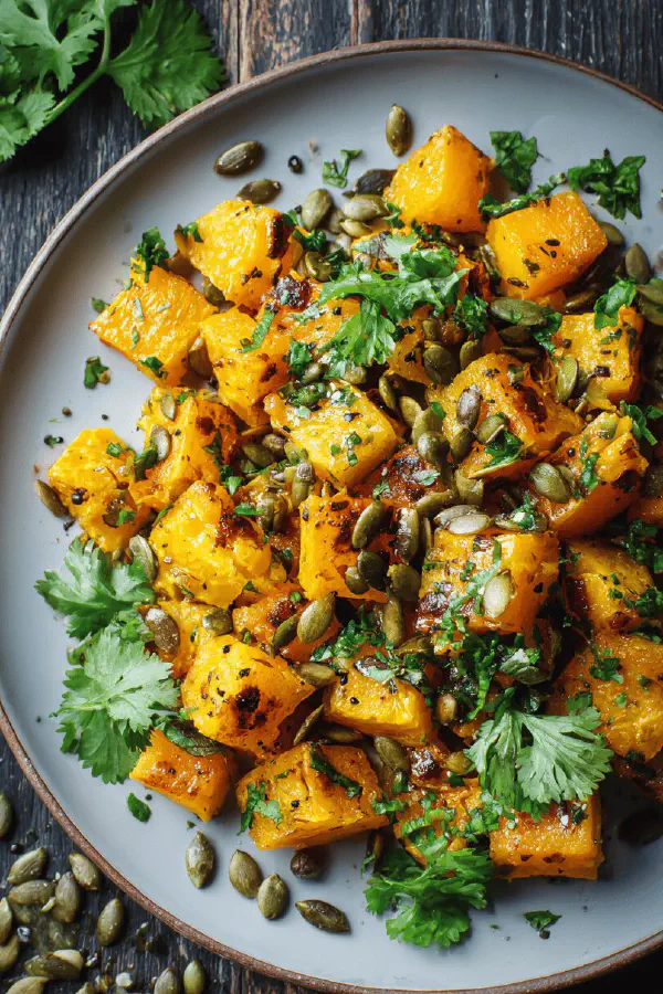 Roasted Pumpkin with Cumin and Pepitas