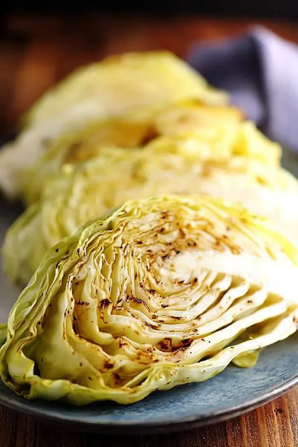 Roasted Savoy Cabbage Wedges