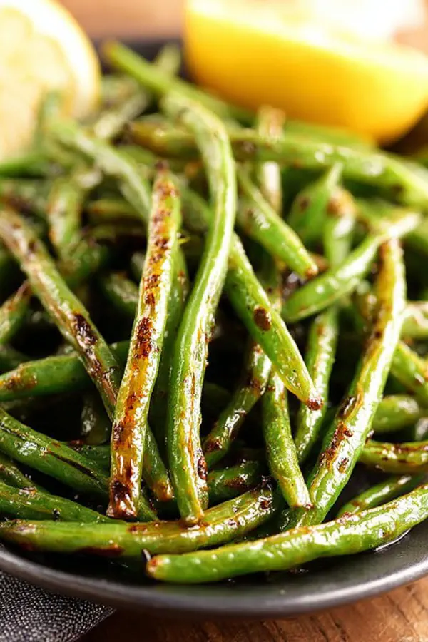 Roasted Spiced Green Beans