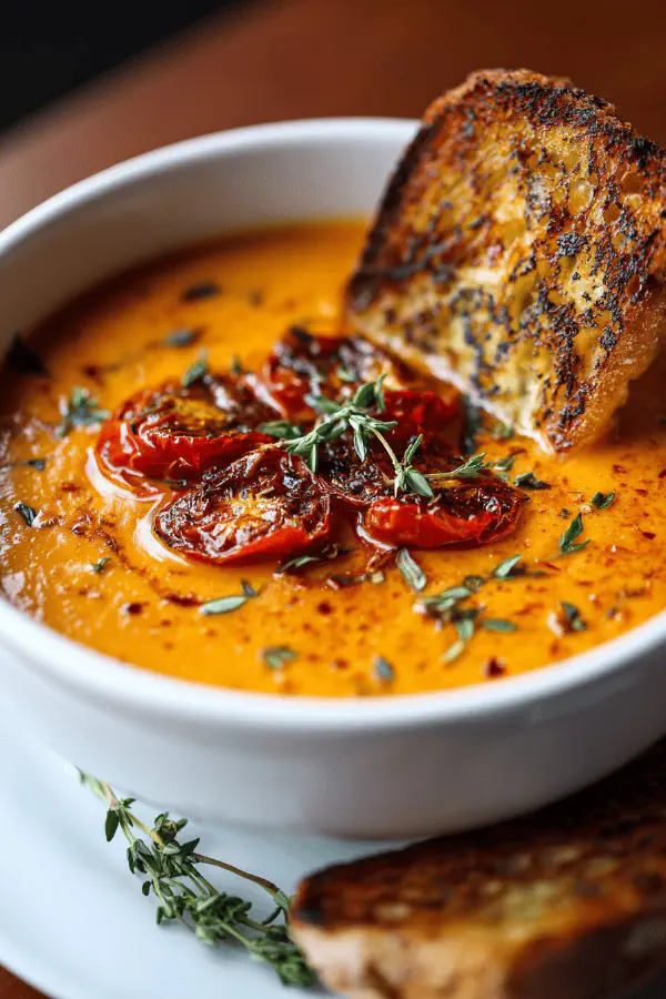 Roasted Tomato Garlic Soup