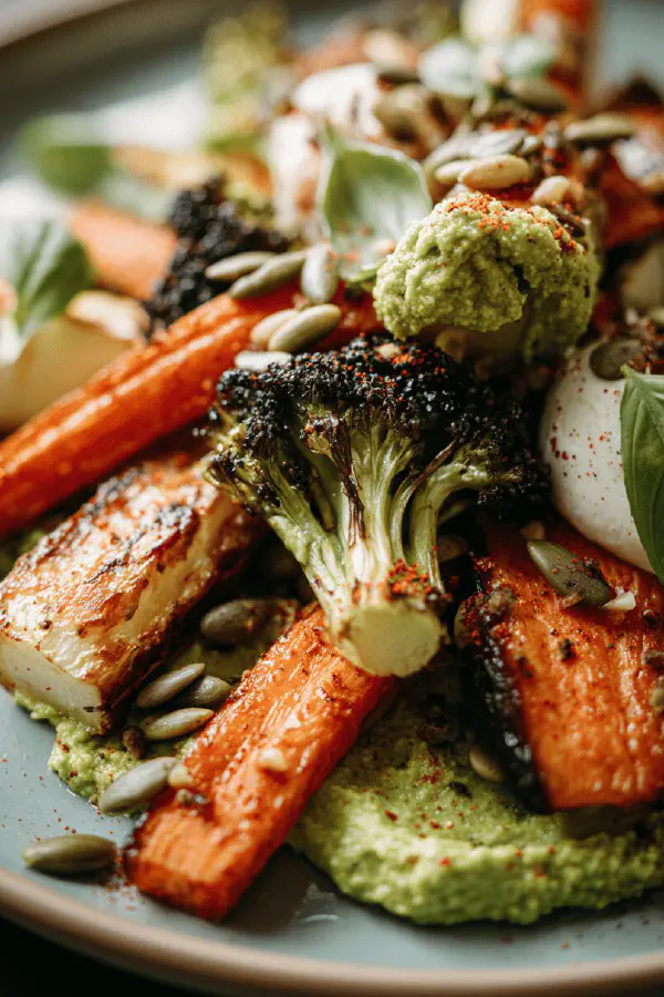 Roasted Veg and Sunflower Salad