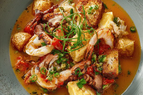 Golden Perch with Caramelized Onion Mushroom Sauce