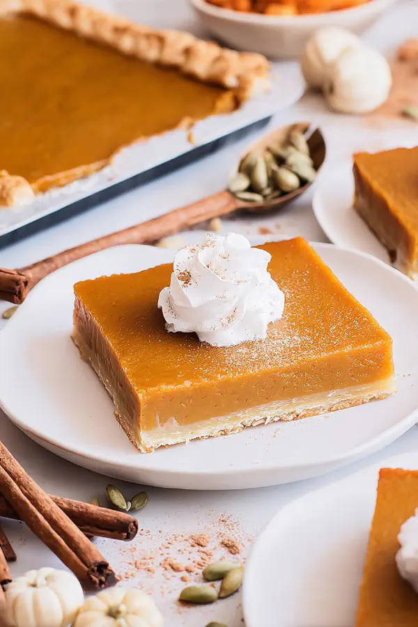 Rustic Pumpkin Slab Pie