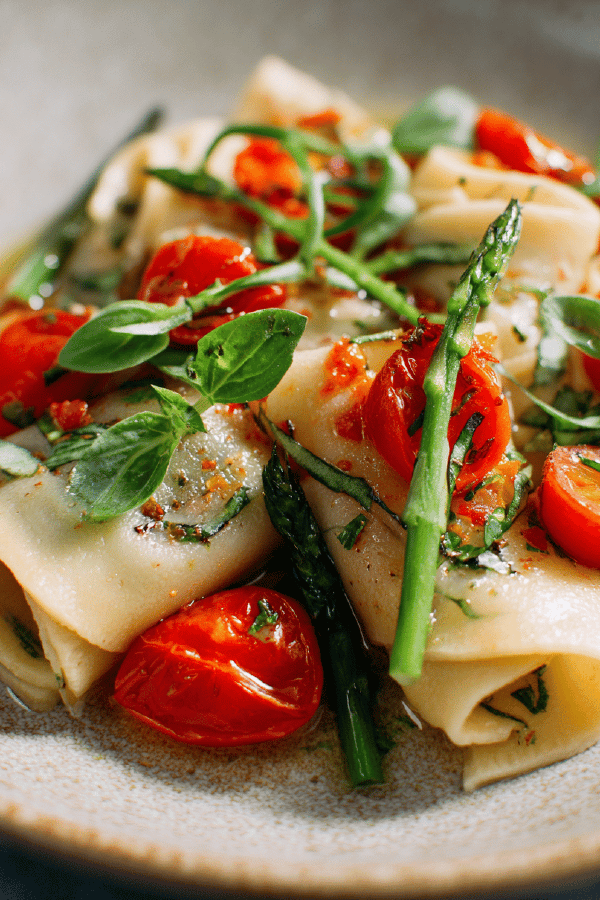 Rustic Tomato Basil Pici