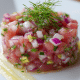 Egg Salmon Fish Roe Sandwiches