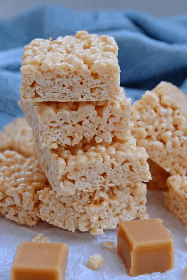 Salted Caramel Crispy Treats