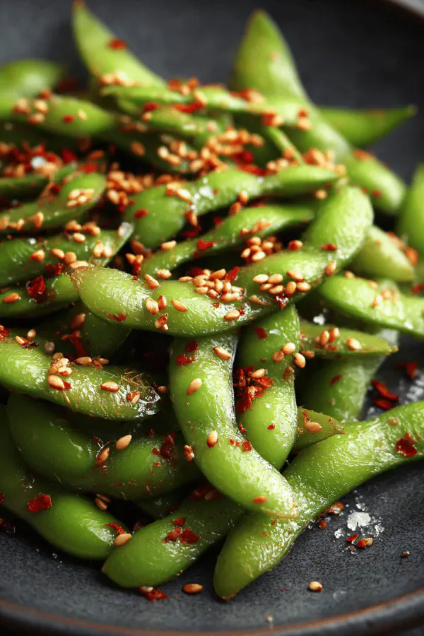 Salted Spicy Edamames