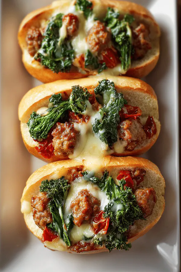 Sausage Rapini Subs