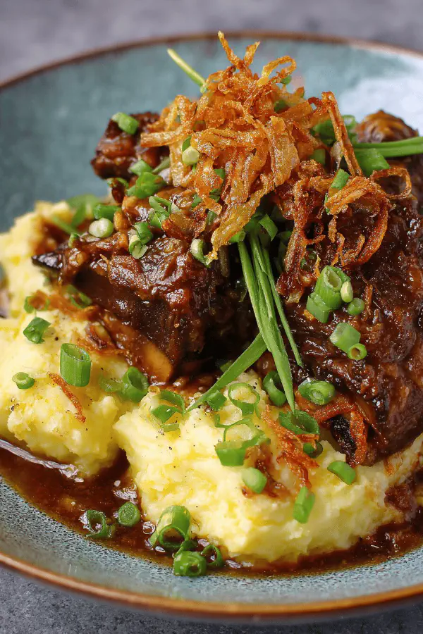 Slow-Cooked Beef Ribs and Creamy Potato Smash