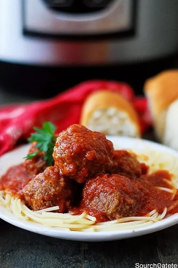 Slow Cooker Beef Meatballs