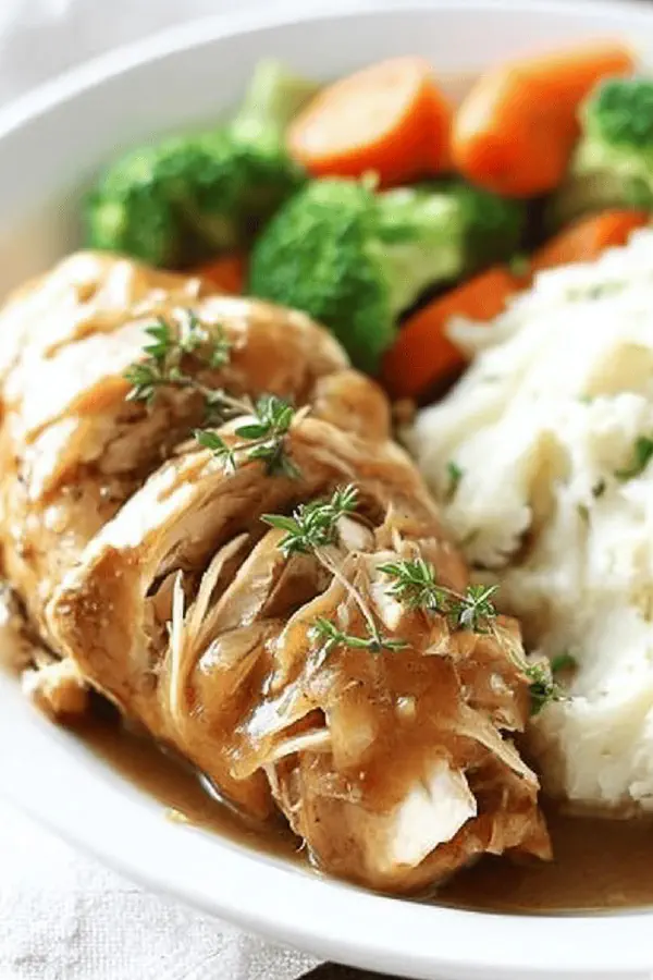 Slow Cooker Chicken Gravy Mixup