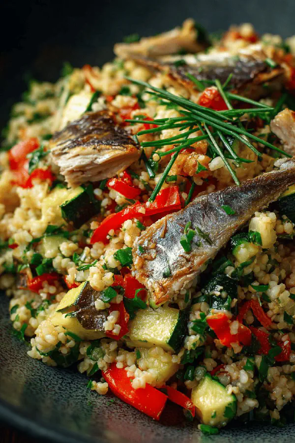 Smoked Mackerel Veggie Tabouleh