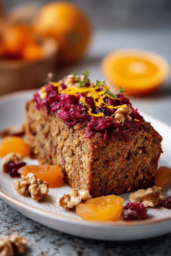 Spiced Beet Cake with Orange Zest