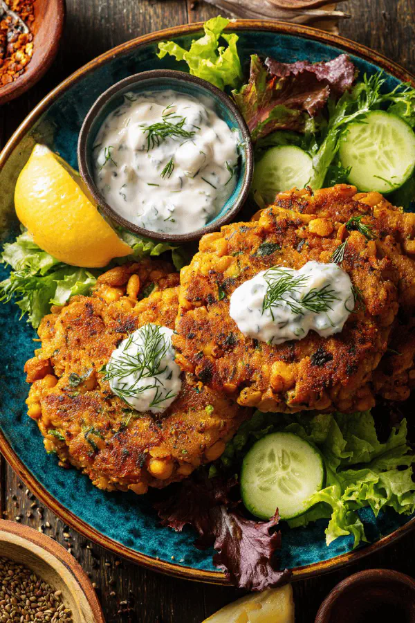 Spiced Chickpea Patties