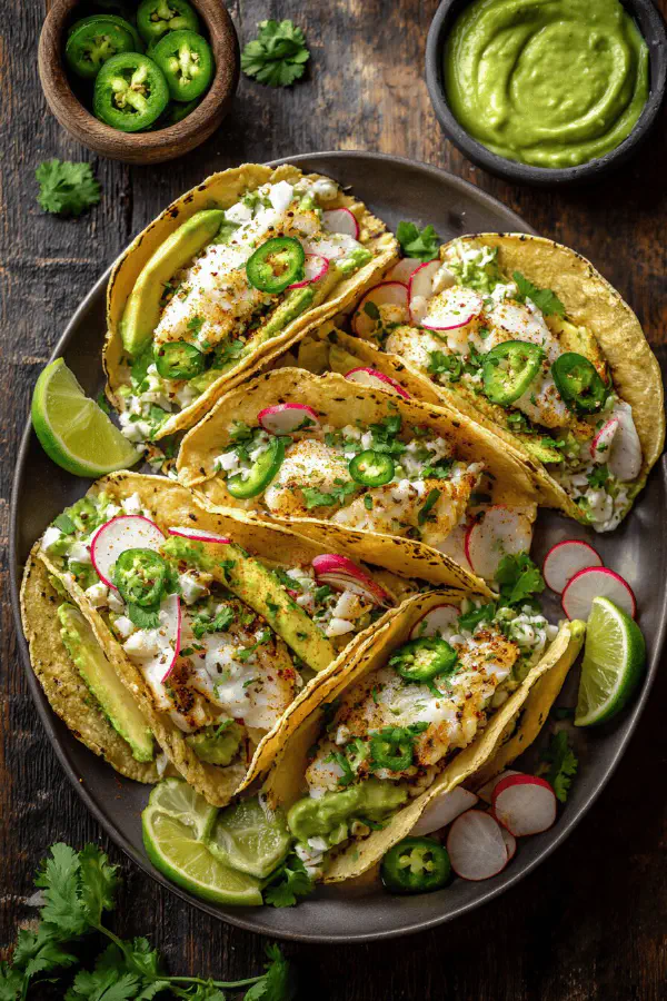Spicy Fish Tacos Twist