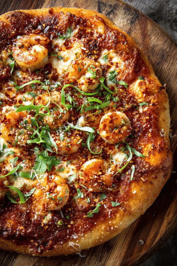 Spicy Shrimp Pizza Twist
