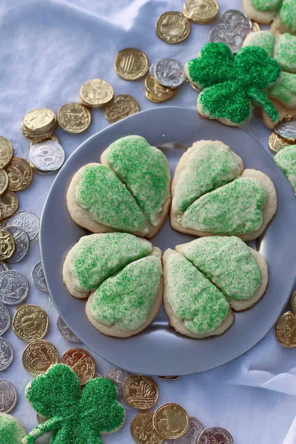 St Patrick Clover Cookies