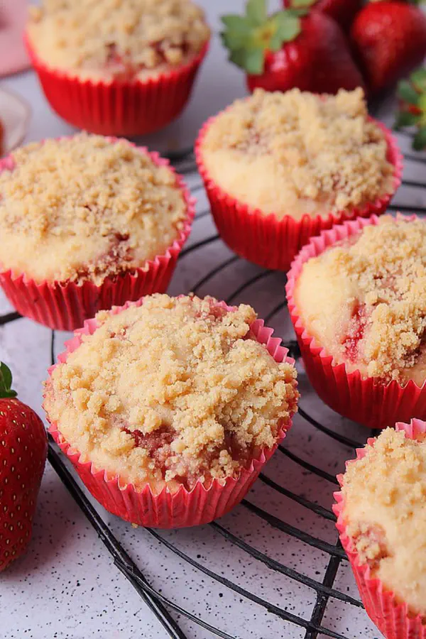 Strawberry Cream Cheese Muffins Revamped