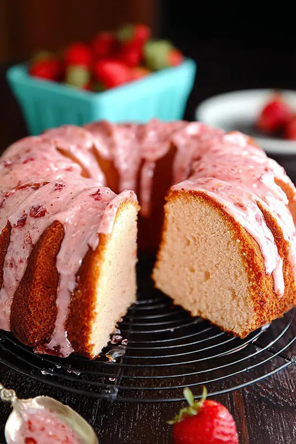 Strawberry Jam Pound Cake Remix