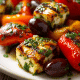 Pork loin tartines with pineapple chutney