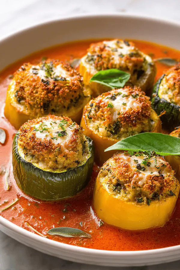 Stuffed Vegetables Parmesan